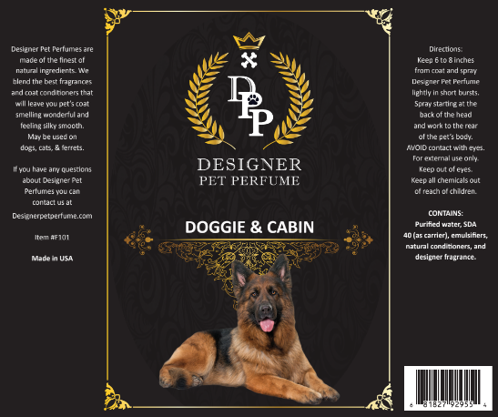 Doggie & Cabin Designer Pet Perfume