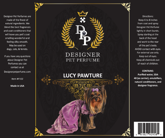 Lucy Pawture Designer Pet Perfume