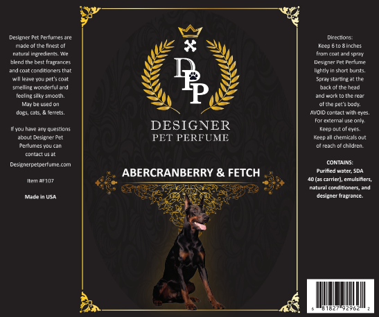 Abercranberry & Fetch Designer Pet Perfume